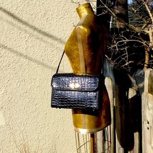 💥Faux Alligator Vintage Bag